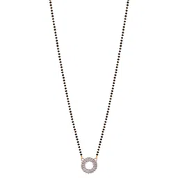 GILHER Silver-Plated Alloy Artificial Stones and Beads Mangalsutra-picture-12