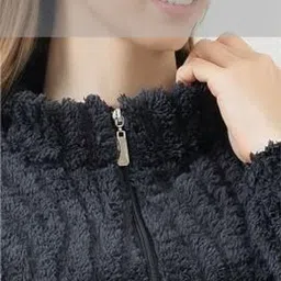 Lugo Women Black Wool Blend Co-Ords image 3