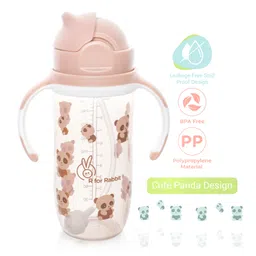 R for Rabbit Premium Bubble Sipper Brown - 300 ml image 5