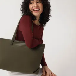Fastrack PU Oversized Structured Tote Bag image 2