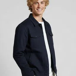 Mast & Harbour Spread Collar Tailored Jacket-picture-29