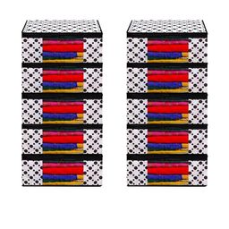 AMAK INC Black Fabric Multi-Utility Wardrobe Organisers-picture-1