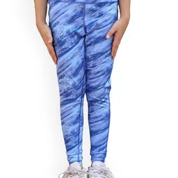 APPALUZO Girls Printed High Rise Ankle-Length Tights-picture-17