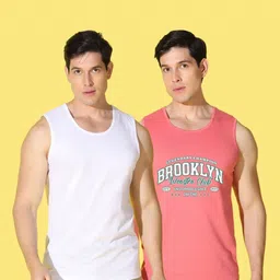 WOOSTRO Men Typography 2 Printed Raw Edge Slim Fit T-shirt image 2