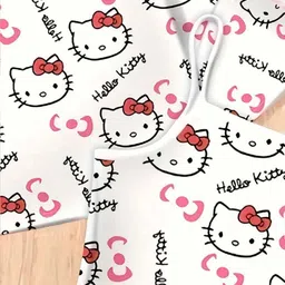 Miss & Chief Girls Hello Kitty Printed A-Line Dress With Jcaket image 4