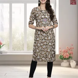 HERE&NOW Women Pack Of 2 Ethnic Motifs Printed Daily Straight Kurtas-picture-26
