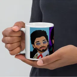 Mr UVD White Printed Ceramic Cup image 3