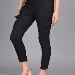 GRX Women Jogger Mid-Rise Stretchable Jeans image 3