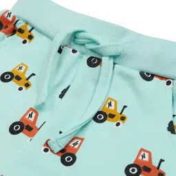 BONTOTS Infant Boys Little Tractor Adventures Printed Cotton Soft & Cozy Joggers image 3