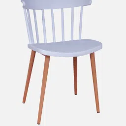 casacraft from pepperfry Aiden Cafe Chair in White Finish image 3