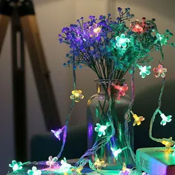 ENORMITY 16 Blue & Yellow Flower LED String Lights image 3