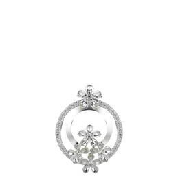 VALANOVA 925 Sterling Silver Diamond Studded Pendant 0.73g-picture-12