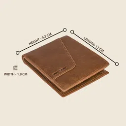 MAI SOLI Men Leather Two Fold Wallet image 3