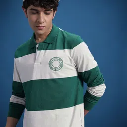 The Roadster Life Co. Striped Polo Collar T-shirt-image-17