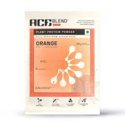 Ace Blend DAILY, 20G Complete Vegan Plant Protein Powder & Superfoods, Blended for Men & Women, Gut Friendly, Daily Protein, Complete Greens, Antioxidants, Empowers Fat Loss | Orange-image-43