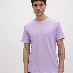 The Roadster Lifestyle Co. Solid Relaxed Fit T-shirt image 3