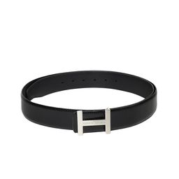 Tommy Hilfiger Men Black Textured Leather Belt-picture-30
