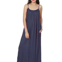 PATRORNA Navy Night Dress-image-24