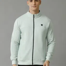 CAVALLO by Linen Club Blue Regular Fit Biker Jacket-image-23