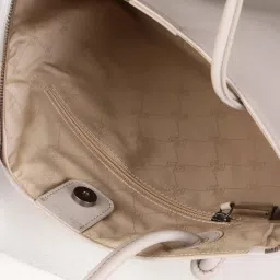 Van Heusen Beige PU Shoulder Handbag image 5