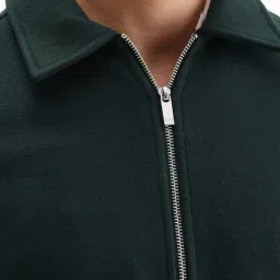 Rare Rabbit Teal Polyester Solid Regular Fit Jacket image 5