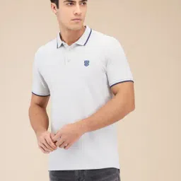 Being Human Grey Regular Fit Polo T-Shirt-image-35