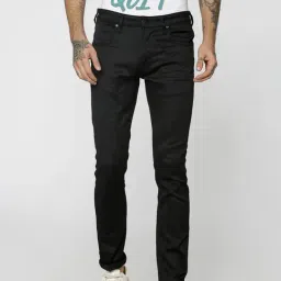 Jack & Jones Black Cotton Skinny Fit Jeans-picture-20