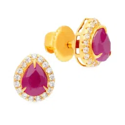 Malabar Gold and Diamonds 22k Gold Earrings for Women-picture-25