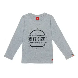 H by Hamleys Boys Grey Printed Full Sleeves T-Shirt-picture-24