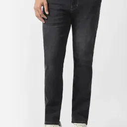 Van Heusen Black Cotton Regular Fit Jeans-picture-21