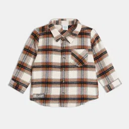 Miniklub Boys Brown Regular Fit Woven Shirt-image-54