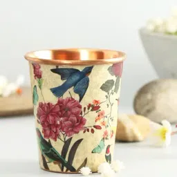 india circus by krsnaa mehta India Circus By Krshna Mehta Multi Copper Printed Drinking Glass-picture-13