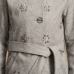 Kazo Long Overcoat With Metal Trims image 5