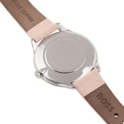 Hugo Boss Women Pura Solid Dial & Leather Strap Analogue Watch 1502643 image 5