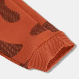 Blue Giraffe Boys Rust Printed 1 Sweatpant image 5