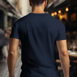 Bullmer Multi Cotton Blend Regular Fit Print T-Shirt image 5