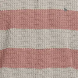 BULLMER Pink Cotton Blend Regular fit Stripes T-Shirts image 5