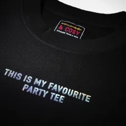 Bewakoof Black Graphic Oversized Sweatshirt image 5