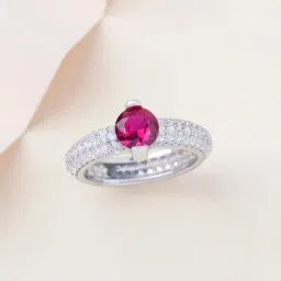 Ornate Jewels 925 Silver 1 Carat Red Ruby Solitaire Ring for Women & Girls-picture-36