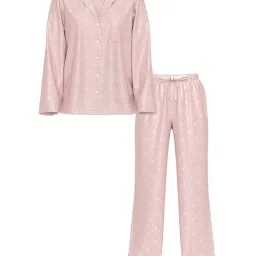 victoria's secret intimates Victoria's Secret Glazed Satin Nightsuit Pink-picture-21