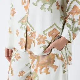 Utsa by Westside Off-White Printed Tunic image 4