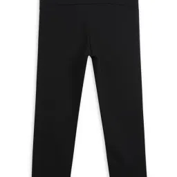 Puma Kids Black Cotton Print Track Bottom Joggers-picture-22