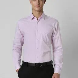 Peter England Pink Slim Fit Shirt-picture-33
