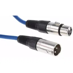 RS PRO PVC XLR Cable 3 Pin Female & Male Connector Blue 3 m, 7424504-image-55