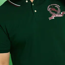 bigbanana Plus Size Polo Collar Cotton T-shirt image 2