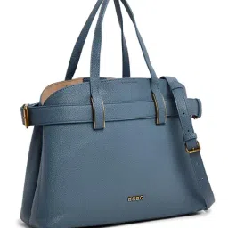 BCBG Blue Satchel Handbag image 2