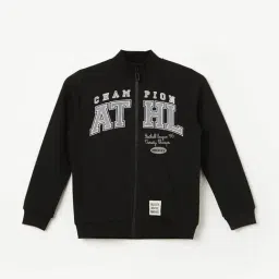 Fame Forever by Lifestyle Boys Black Embroidery Sweatshirt-picture-16