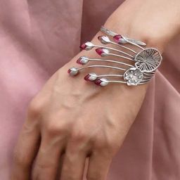 Shaya 92.5 Sterling Silver Rise Above Failure Bracelet for Women-picture-34