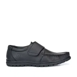 Eego Italy Men's Black Formal Loafers-image-69