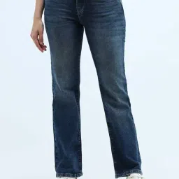 U.S. Polo Assn. Blue Cotton Bootcut Mid Rise Jeans-picture-22